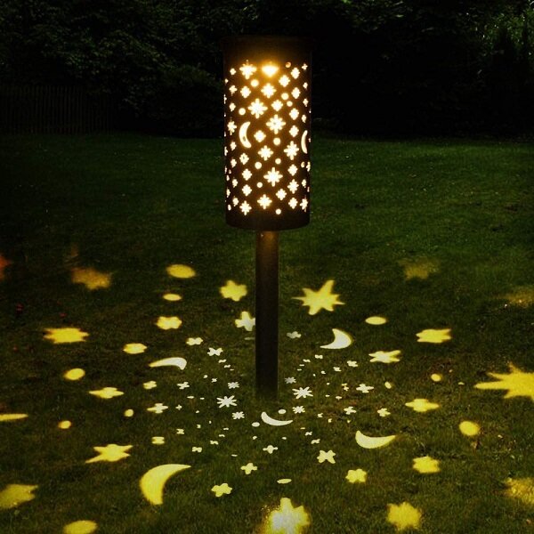 KIK KX4965 Záhradné solárne lampy nočná obloha 4 ks