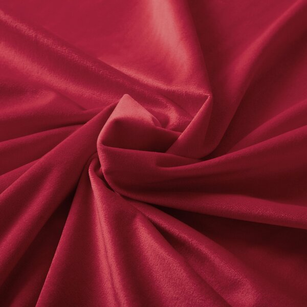 Biante Veľký zamatový oválny obrus Velvet Premium SVP-007 Malinovo červený 160x200 cm
