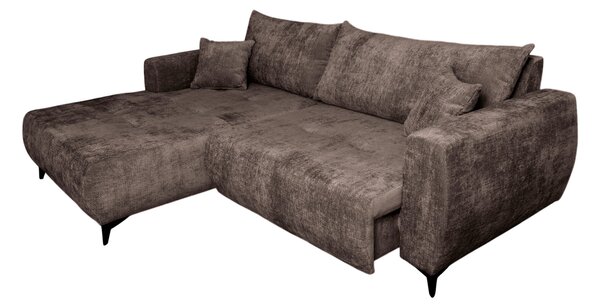 ROHOVÁ SEDAČKA, textil, hnedá P & B - Sedačky, Online Only