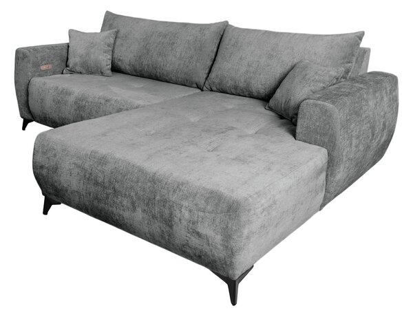 ROHOVÁ SEDAČKA, textil, sivá P & B - Sedačky, Online Only