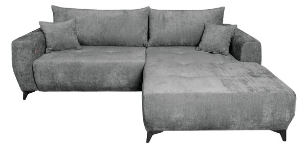 ROHOVÁ SEDAČKA, textil, sivá P & B - Sedačky, Online Only