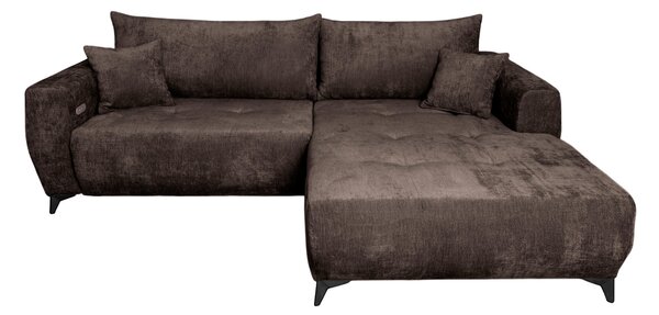 ROHOVÁ SEDAČKA, textil, hnedá P & B - Sedačky, Online Only