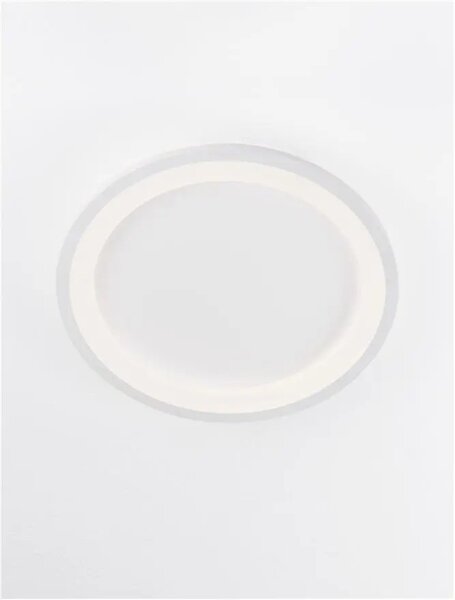 LED stropné svietidlo Oggy 37 biele – Biela