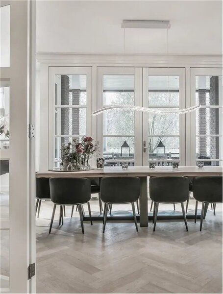 Krištáľový luster Aurelia 100 Chrome – Sivá