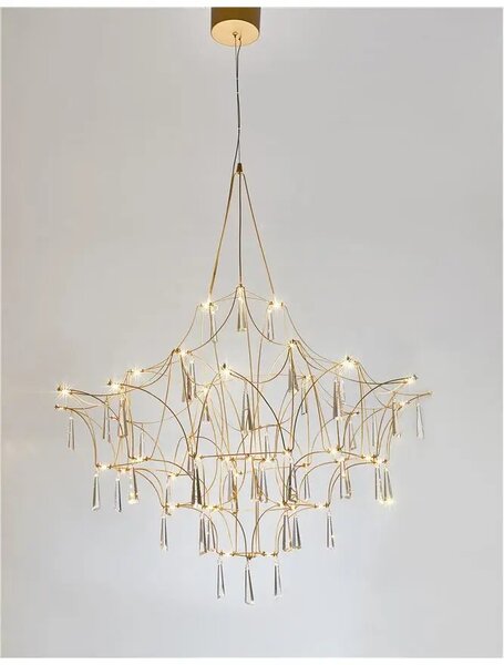Krištáľový luster Goro – LED