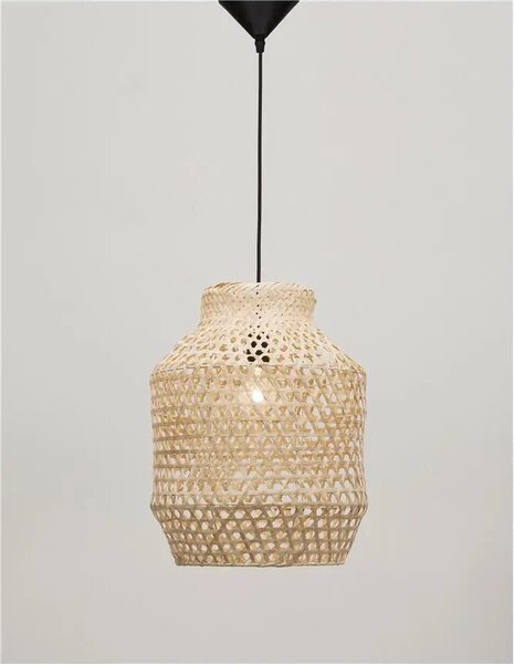 Rustikálny luster Mia 35 ratan – LED