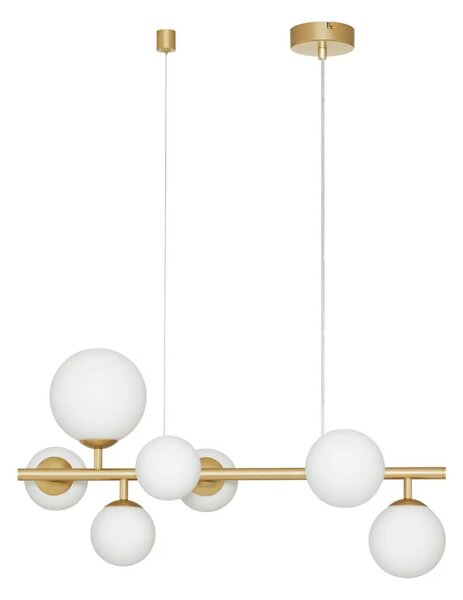 Retro luster Odillia B 65 zlatá číra