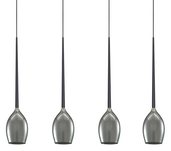 Retro luster Izza 4 Smoky – Sivá