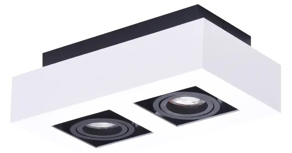 Bodové svetlo Nikea 2 Gu10 biele/Bk – Biela