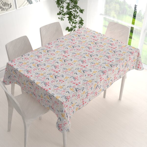 Biante Dekoračný obdĺžnikový obrus PML-087 Červeno-oranžové lístky 50x100 cm