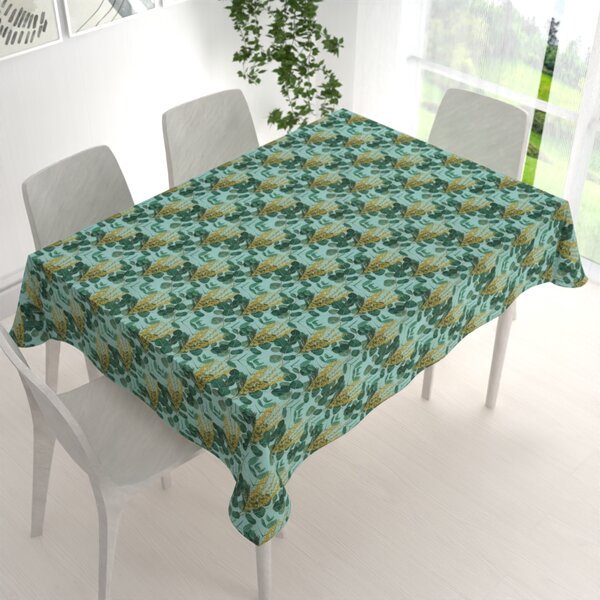 Biante Dekoračný obdĺžnikový obrus PML-088 Eukalypty na mätovom 50x100 cm