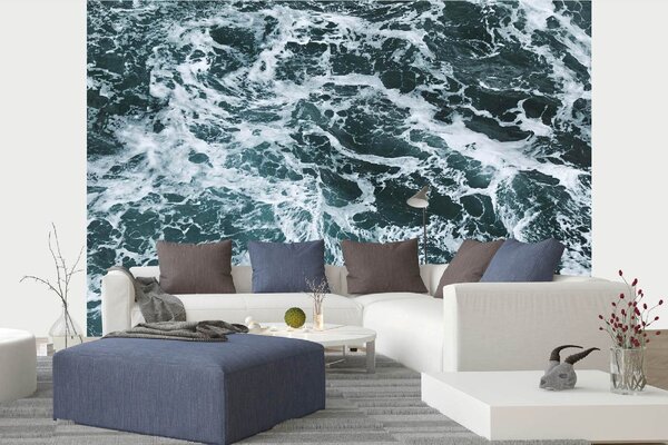 DIMEX | Vliesové fototapety na stenu Rozbúrený oceán MS-5-2460 | 375 x 250 cm | modrá