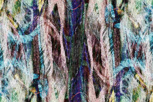 DIMEX | Vliesové fototapety na stenu Moderná futuristická maľba MS-5-2508 | 375 x 250 cm | modrá, biela, fialová