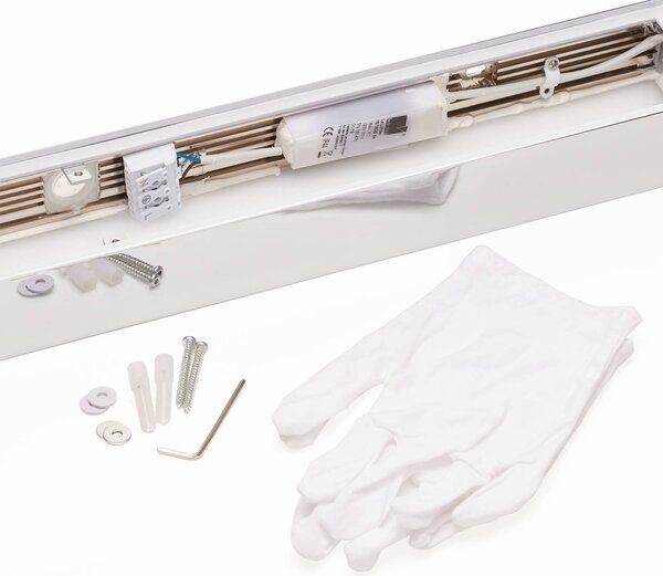 Helestra Theia LED svietidlo, chrómované, 60cm, Chrómová / strieborná, Kúpeľňa, kov, Moderný, Nástenné svietidlo