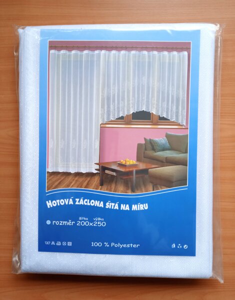 Erva hotová záclona vzor 2211 (rôzne veľkosti)