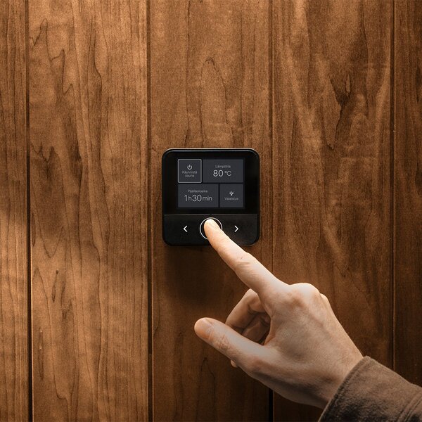 Narvi saunová pec elektrická Ultra Small WiFi 9 kW black