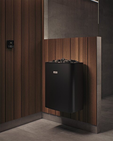 Narvi saunová pec elektrická NC Electric Flow Wifi 6,0 kW black