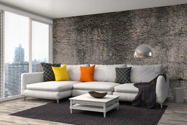 DIMEX | Vliesové fototapety na stenu Textúra čierneho kameňa MS-5-2428 | 375 x 250 cm | čierna, šedá
