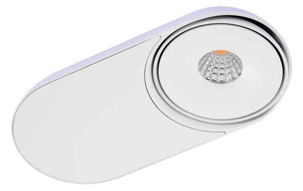 LED bodové svetlo Toronto 1 biele – Biela