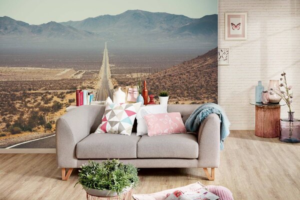 DIMEX | Vliesové fototapety na stenu Americký juhozápad MS-5-2876 | 375 x 250 cm | čierna, žltá, šedá