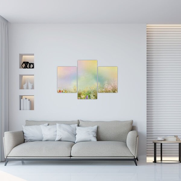 Obraz - Maľovaná lúka 2 (90x60 cm)