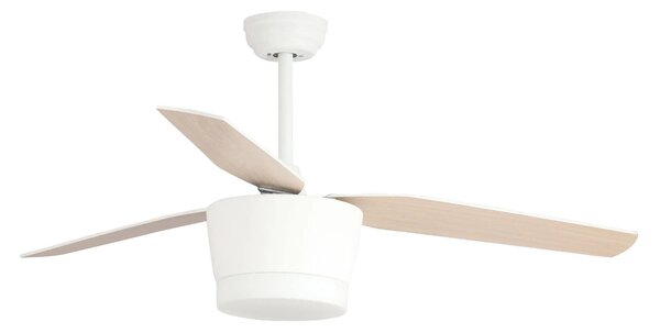 Stropný ventilátor Monsoon 13.2 biele s diaľkovým ovládaním – Biela