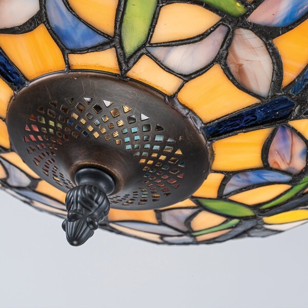 Quoizel QZ-LARISSA-SF - Prisadený luster Tiffany LARISSA 2xE27/60W/230V