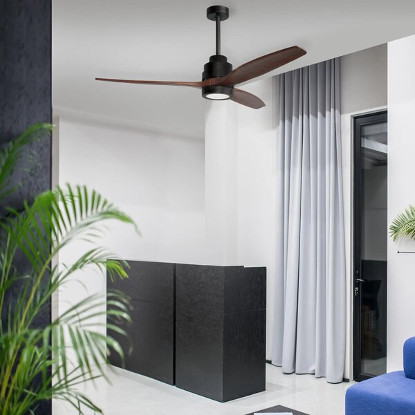 Stropný ventilátor Sabal s diaľkovým ovládaním – Čierna