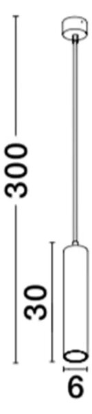 Skandinavsky luster Gia 6 biele – Biela