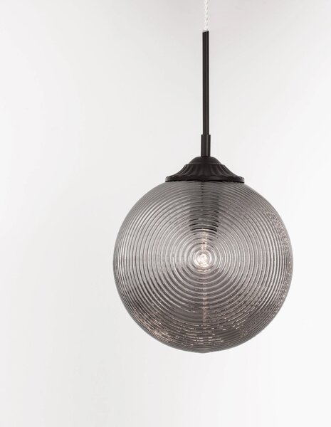 Retro luster Athena 25 tmavo sivé – Čierna
