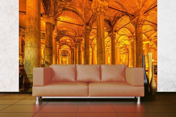 Samolepiaca vliesová fototapeta Bazilika Cisterna 375 x 250 cm