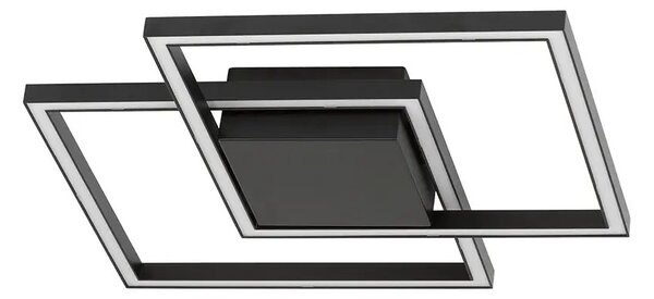 LED stropné svietidlo Bilbao 46 čierne – Čierna