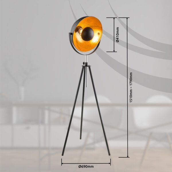 Globo 58305 - Stojacia lampa LENN 1xE27/60W/230V