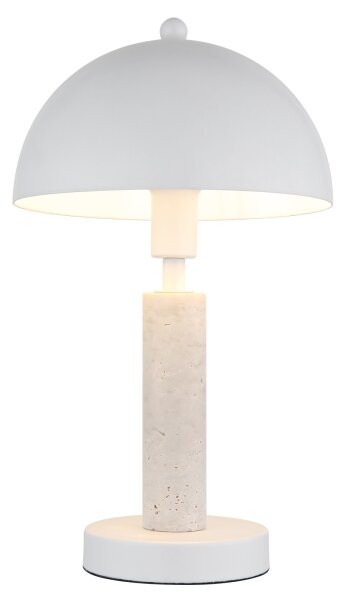 Globo 24868W - Stolná lampa JANIE 1xE14/40W/230V biela
