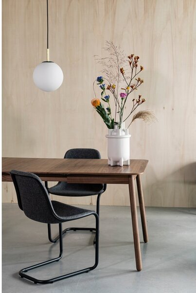Rozkladací jedálenský stôl s doskou v dekore orechového dreva 80x120 cm Glimps – Zuiver
