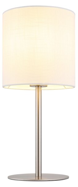 Globo 21440W - Stolná lampa BENSON 1xE27/40W/230V biela