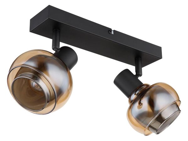 Globo 54309-2B - Bodové svietidlo TOKKI 2xE14/40W/230V čierne