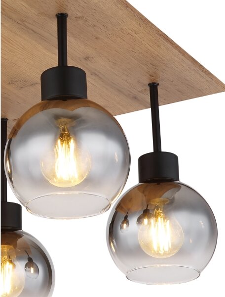 Globo 15656-4D - Prisadený luster MOITAS 4xE27/40W/230V