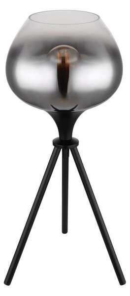 Globo 15548T1 - Stolová lampa MAXY 1xE27/40W/230V čierna
