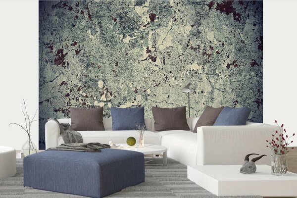 DIMEX | Vliesové fototapety na stenu Textúra betónového múru MS-5-2413 | 375 x 250 cm | hnedá, šedá