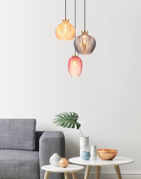 Globo 15898-3HR - Luster na lane JESSICA 3xE27/60W/230V pr. 45 cm