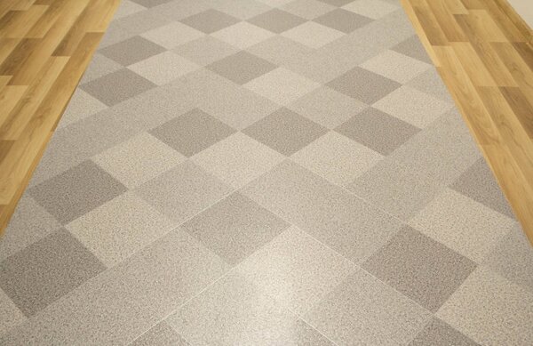 PVC podlaha Actual Plus Ice Diamond 0093 sivá / strieborná