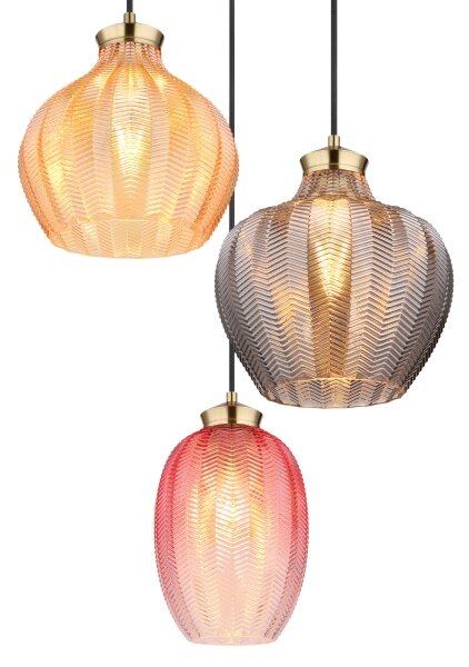 Globo 15898-3HR - Luster na lane JESSICA 3xE27/60W/230V pr. 45 cm