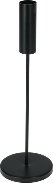 Kovový svietnik Minimalist čierna, 8 x 25,5 cm