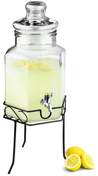 Bar@drinkstuff Hexagonálny sklenený výčap 5.6 L