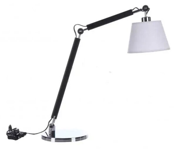 Dizajnová stolová lampa Zyta S Table čierne/strieborná – Čierna
