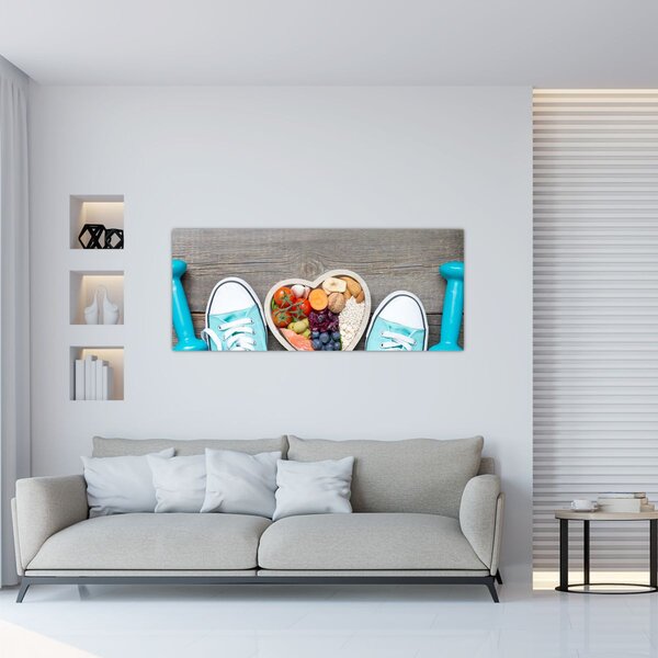 Obraz - Zdravá kondícia (120x50 cm)