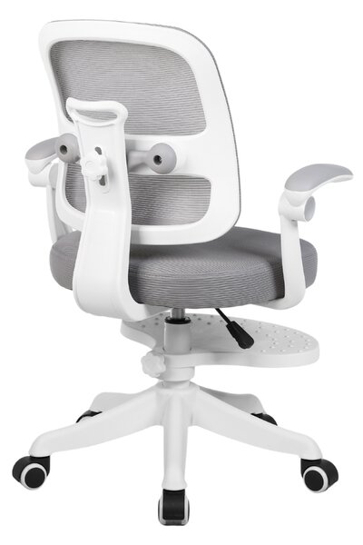 Detská rastúca stolička Neoseat JUNI 013 — látka, sivá