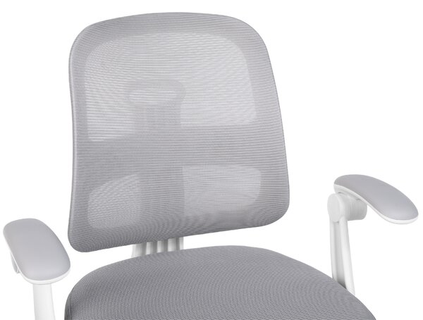 Detská rastúca stolička Neoseat JUNI 013 — látka, sivá