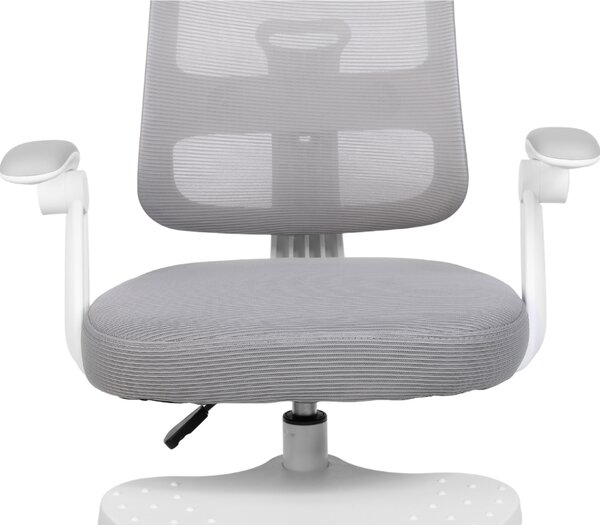 Detská rastúca stolička Neoseat JUNI 013 — látka, sivá